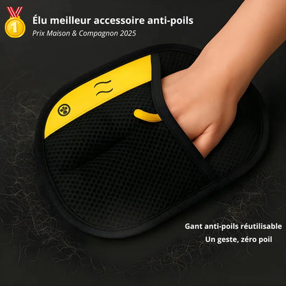 Gant anti-poils réutilisable et écologique