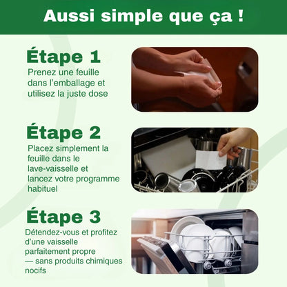 Feuilles Lave-Vaisselle Ultra-Nettoyantes