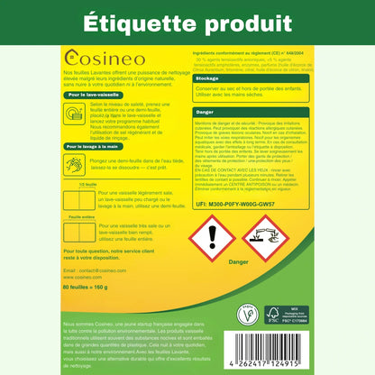 Feuilles Lave-Vaisselle Ultra-Nettoyantes